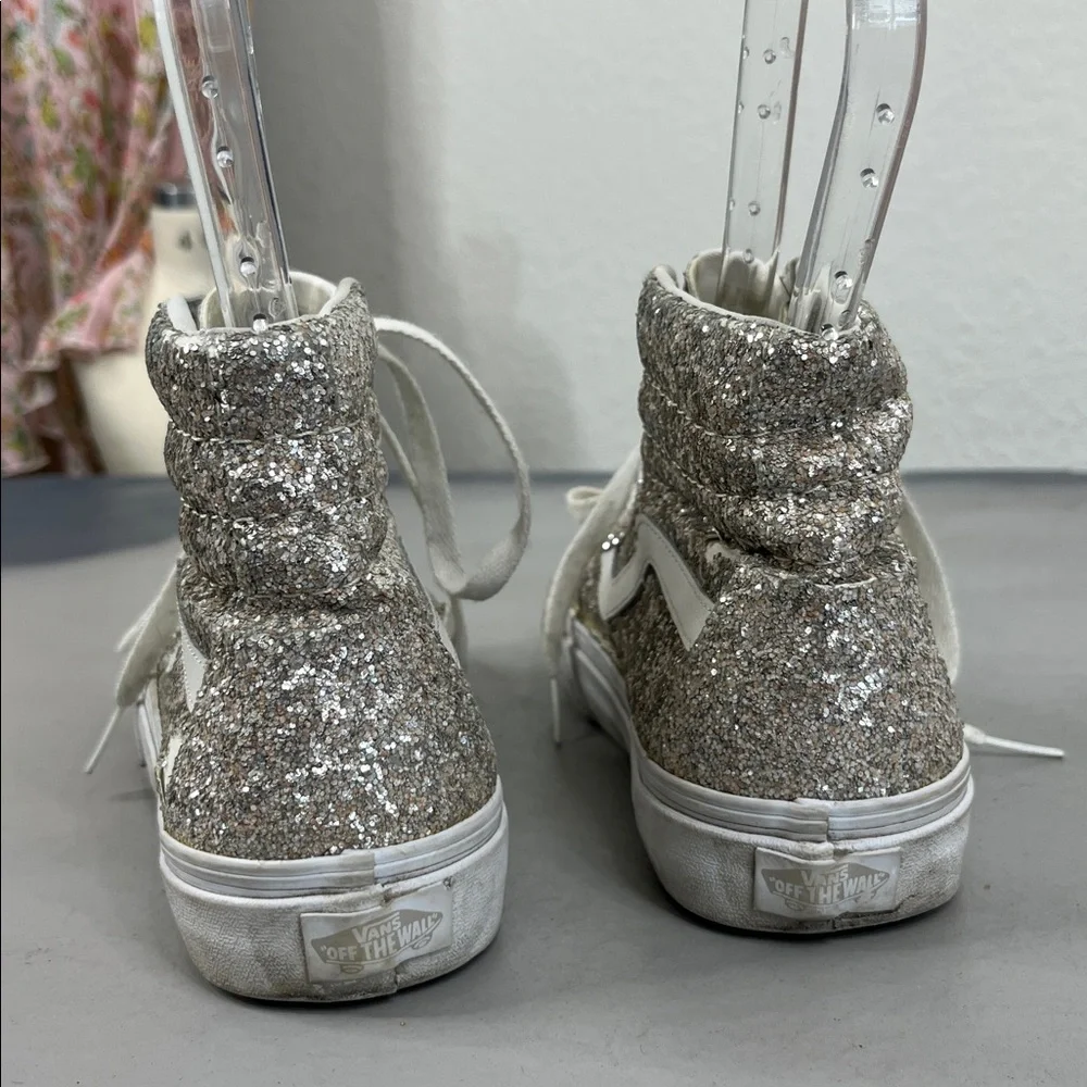 Vans® Unisex SK8-Hi High-Top Sneakers in Glitter x Madewell - Picture 4 of 8